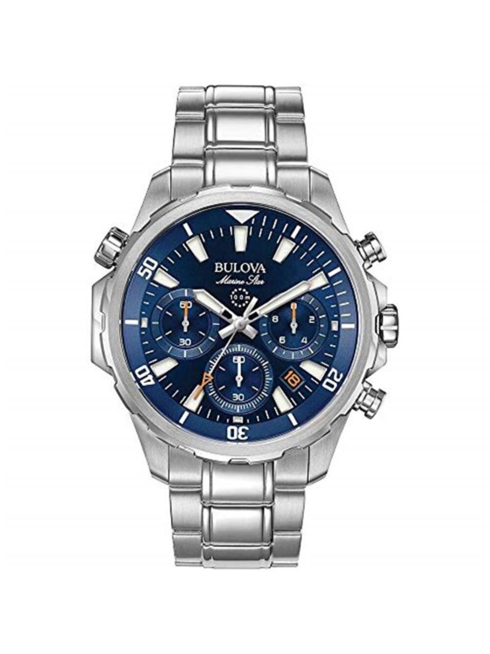 Men's Marine Star Series B Stainless Steel 6-Hand Chronograph Quartz